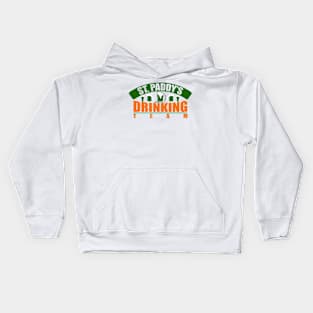 St.paddy drinking team (orange) Kids Hoodie